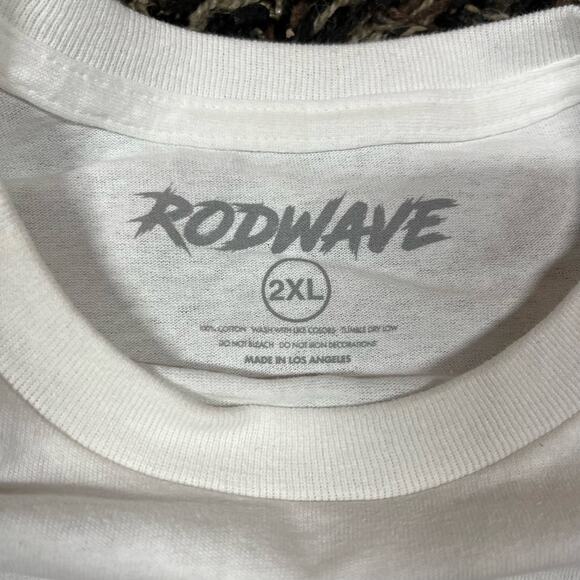 Rod Wave Soul Fly For The Fans White Tee T Shirt Mens Sz 2XL New - Picture 5 of 5